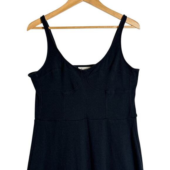 Universal Thread Women's Sleeveless Ribbed Knit Corset Mini Dress Size L Black - Picture 4 of 8